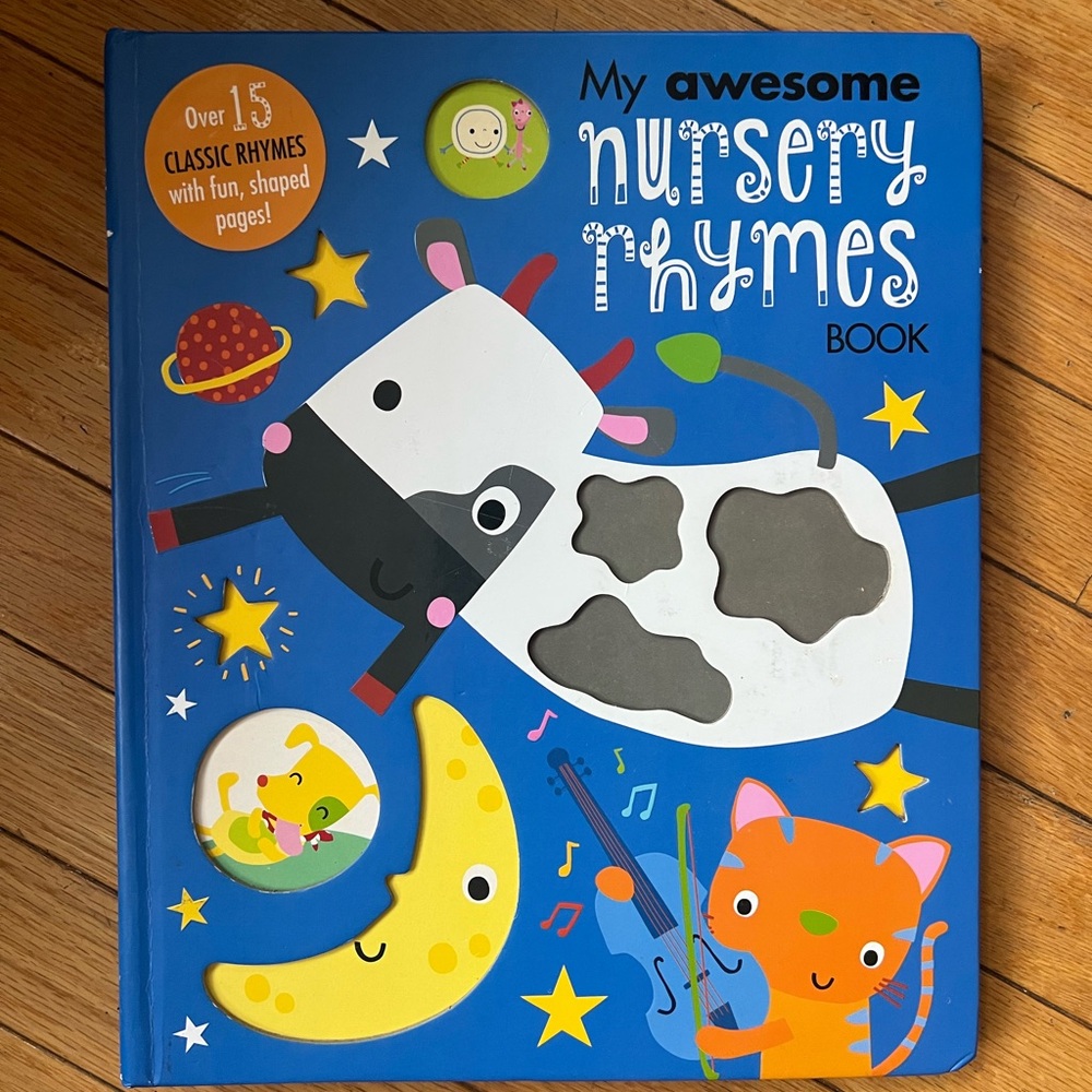My Awesome Nursery Rhymes Book - Blue